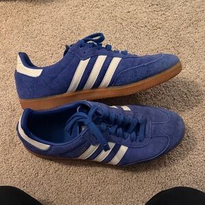 Adidas Samba Men's Royal Blue Suede Sneakers